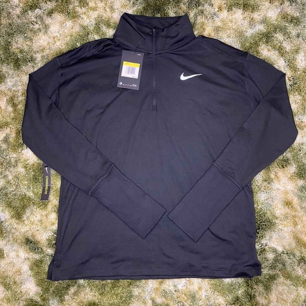 Nike Dri-FIT element black running top